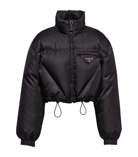 prada puffer shirt|Prada re nylon puffer jacket.